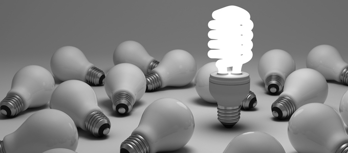 Vantagens de lâmpadas economizadoras de energia e luzes LED